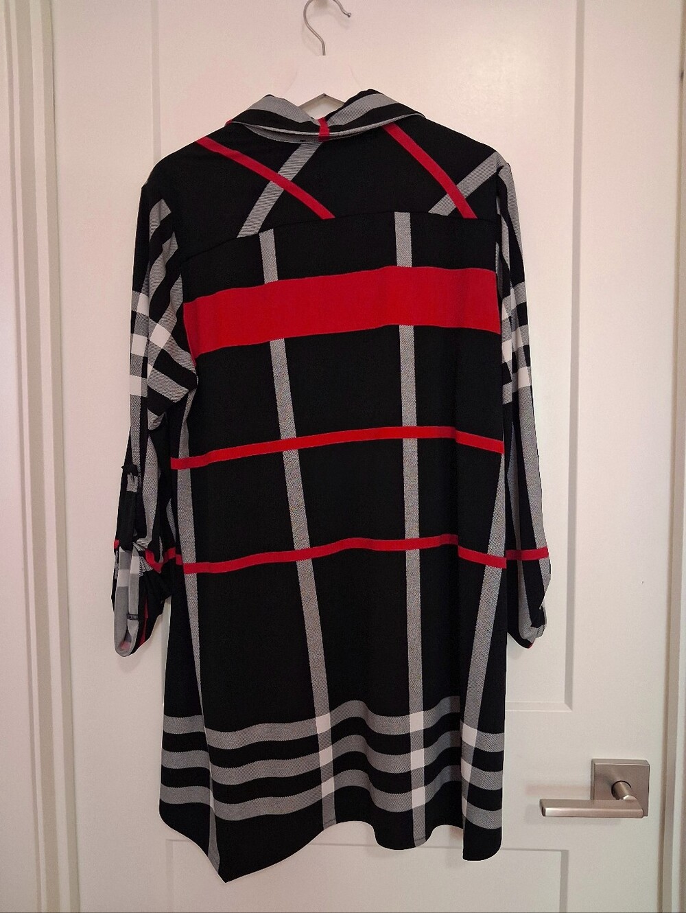 Joseph Ribkoff Plaid Tunic - Picture 6 of 6